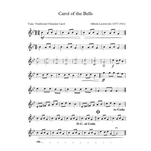 Carol Of The Bells (arr. Patrick Roulet)