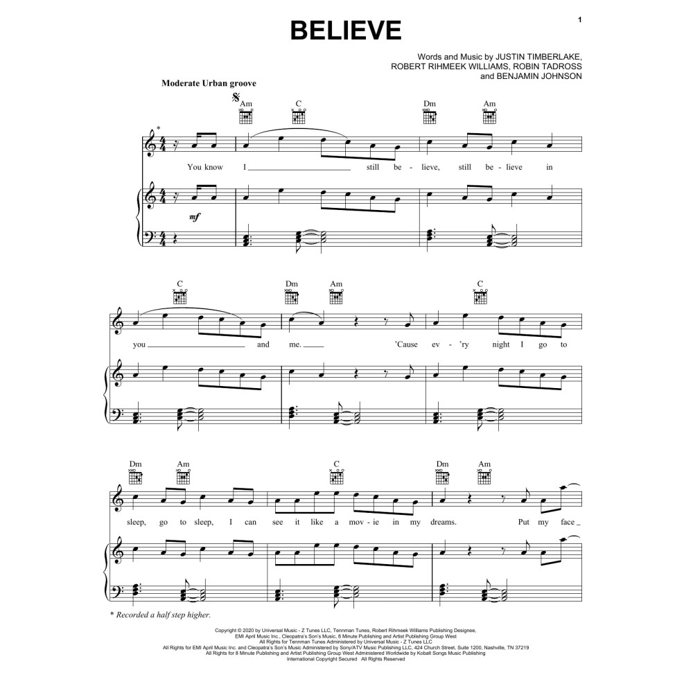 Believe (feat. Justin Timberlake)