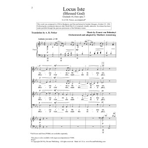 Locus Iste (Blessed God) (Graduale 4, from Opus 3) (adapted by Matthew Armstrong)