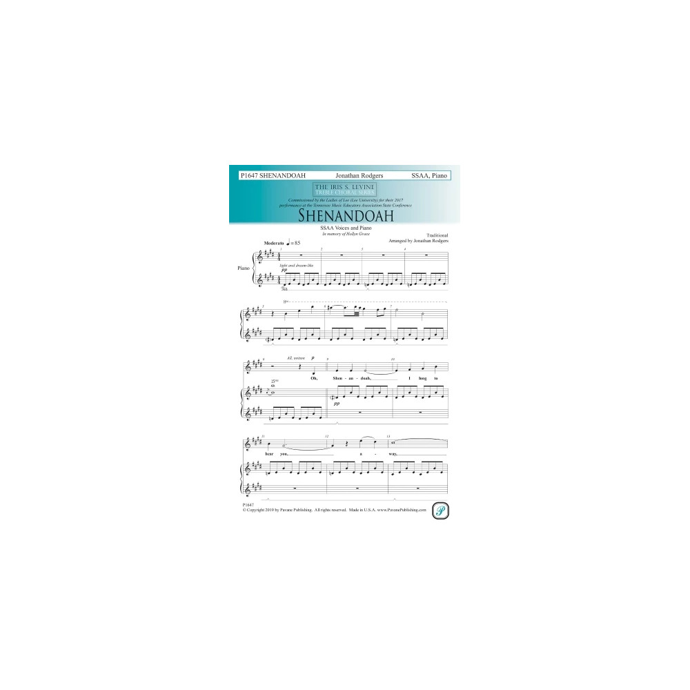 Shenandoah (arr. Jonathan Rodgers)