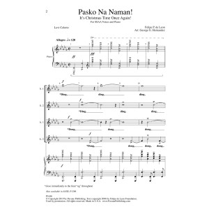 Pasko Na Naman! (It's Christmas Time Once Again!) (arr. George G. Hernandez)