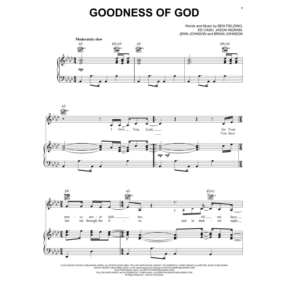 Goodness Of God
