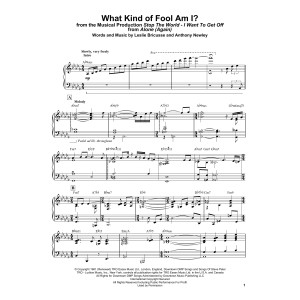 What Kind Of Fool Am I? (from Stop The World - I Want To Get Off)