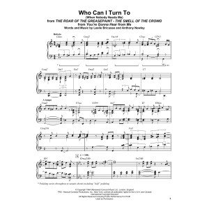 Who Can I Turn To (When Nobody Needs Me)