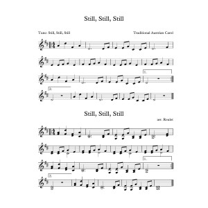 Still, Still, Still (arr. Patrick Roulet)
