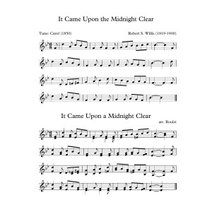 It Came Upon A Midnight Clear (arr. Patrick Roulet)