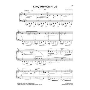 Five Impromptus - V. Andante
