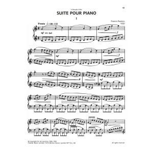 Suite For Piano - I. Presto