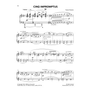 Five Impromptus - IV. Violent