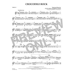 Crocodile Rock (arr. Robert Longfield) - Violin 2