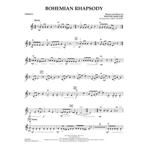 Bohemian Rhapsody (arr. Larry Moore) - Violin 2