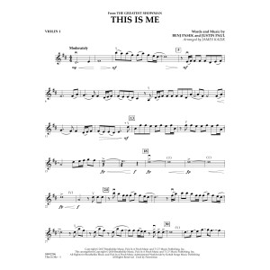 This Is Me (from The Greatest Showman) (arr. James Kazik)- Cello - Violin 1