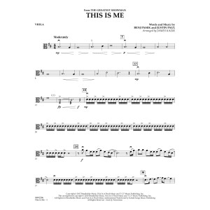 This Is Me (from The Greatest Showman) (arr. James Kazik)- Cello - Viola