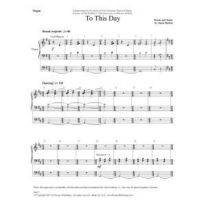 To This Day - Organ