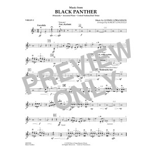 Black Panther (arr. Robert Longfield) - Violin 2