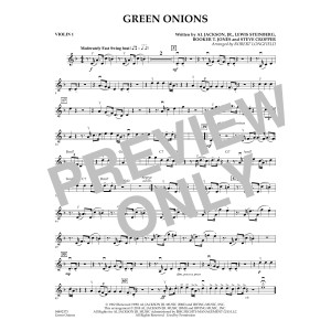 Green Onions (arr. Robert Longfield) - Violin 1