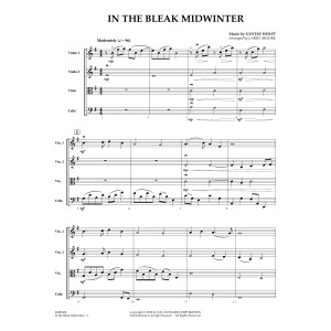 In the Bleak Midwinter (arr. Larry Moore) - Conductor Score (Full Score)