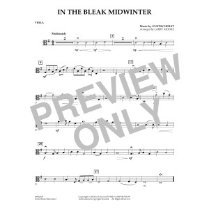 In the Bleak Midwinter (arr. Larry Moore) - Viola