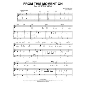 From This Moment On [Jazz version] (from Out Of This World) (arr. Brent Edstrom)