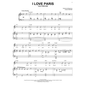 I Love Paris [Jazz version] (from Can-Can) (arr. Brent Edstrom)