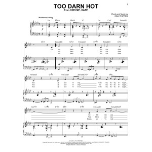 Too Darn Hot [Jazz version] (from Kiss Me, Kate) (arr. Brent Edstrom)