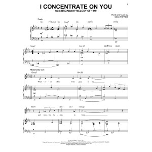 I Concentrate On You [Jazz version] (from Broadway Melody Of 1940) (arr. Brent Edstrom)