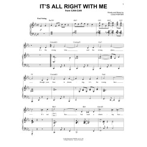 It's All Right With Me [Jazz version] (from Can-Can) (arr. Brent Edstrom)