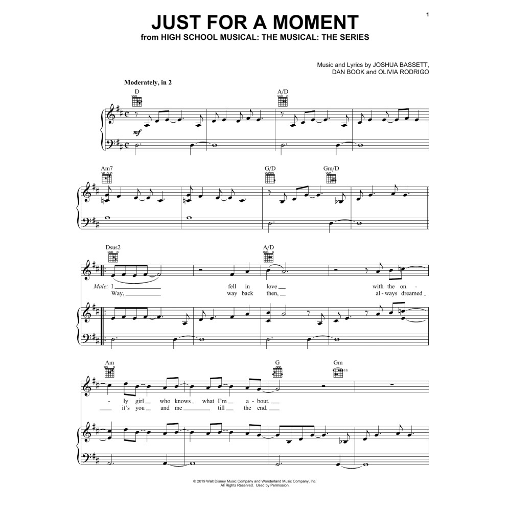 Just For A Moment (from High School Musical: The Musical: The Series)