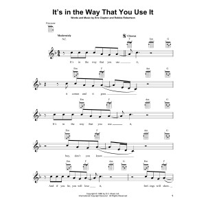 It's In The Way That You Use It