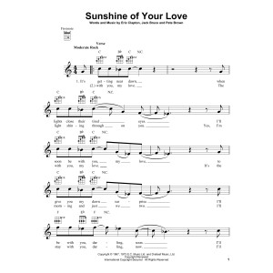 Sunshine Of Your Love