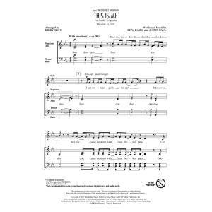 This Is Me (from The Greatest Showman) (arr. Kirby Shaw)