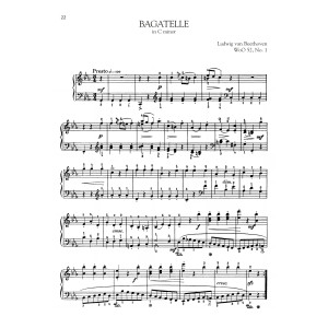 Bagatelle In C Minor, WoO 52