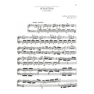 Sonata In E-Flat Major, WoO 47, No. 1