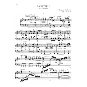 Bagatelle In E-Flat Major, Op. 126, No. 3