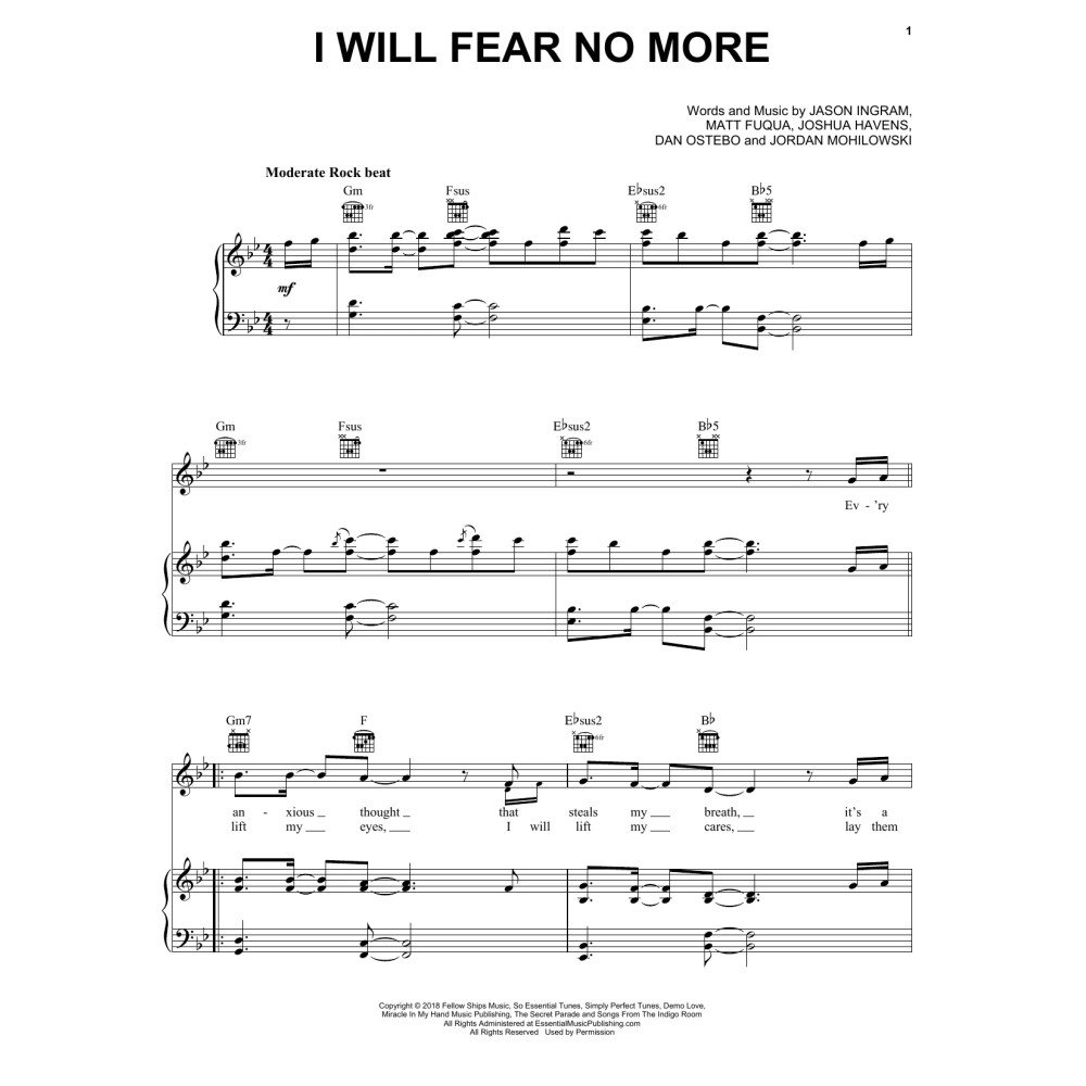 I Will Fear No More
