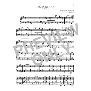 Allegretto, WoO 61