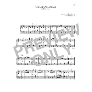 German Dance In B-Flat Major, WoO 13, No. 6