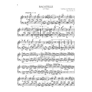Bagatelle In F Major, Op. 33, No. 3