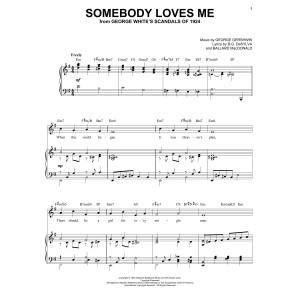 Somebody Loves Me [Jazz version] (arr. Brent Edstrom)