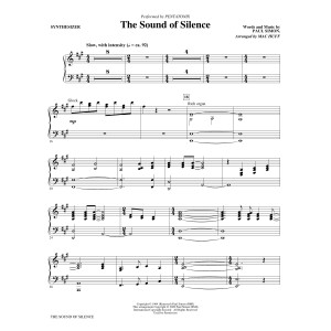 The Sound of Silence (arr. Mac Huff) - Synthesizer