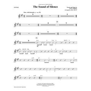 The Sound of Silence (arr. Mac Huff) - Guitar