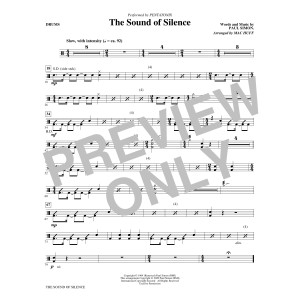 The Sound of Silence (arr. Mac Huff) - Drums