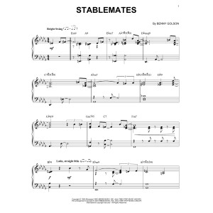 Stablemates (arr. Brent Edstrom)