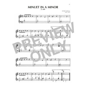 Minuet In A Minor, Z. 649
