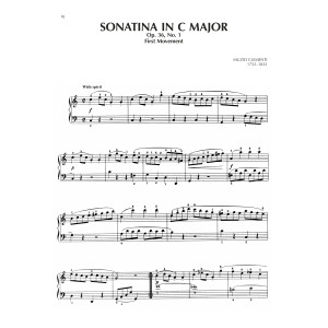 Spiritoso, Sonatina In C Major, Op. 36, No. 1