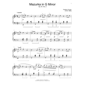 Mazurka, Op. 67, No. 2