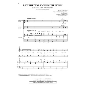 Let The Walk Of Faith Begin (with "Walking With Jesus")