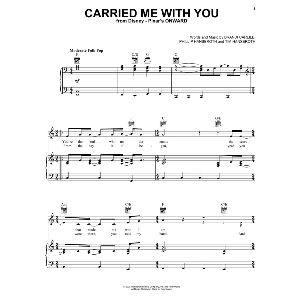 Carried Me With You (from Onward)