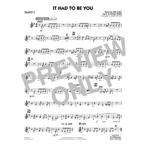 It Had to Be You (arr. Mark Taylor) - Trumpet 2