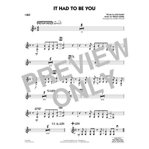 It Had to Be You (arr. Mark Taylor) - Vibes
